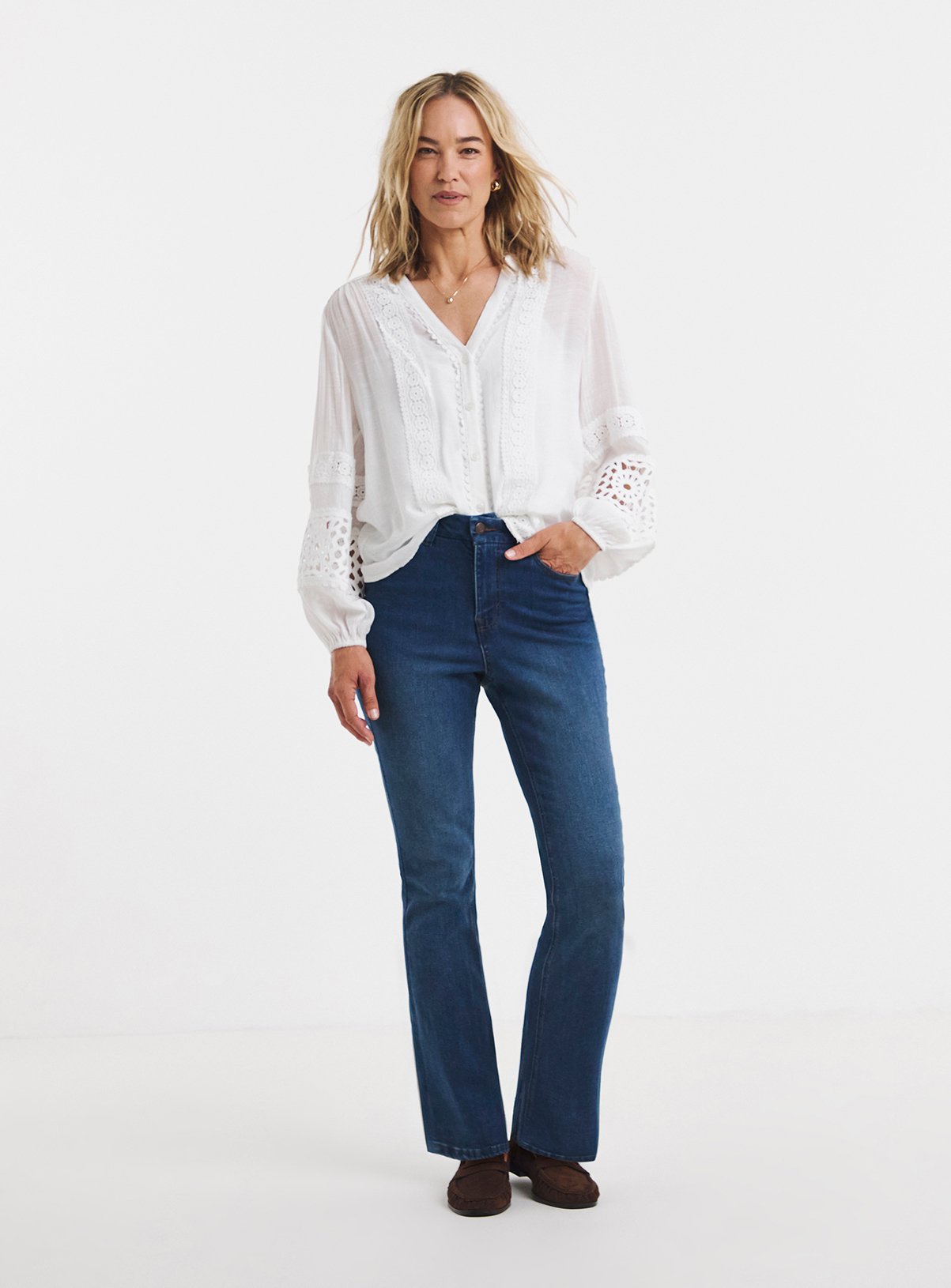 JD WILLIAMS Superstretch Bootcut Jean 20 - Image 3 thumbnail
